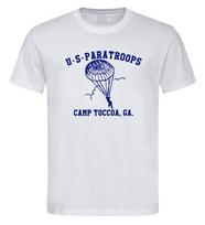 26 US Paratroops T Shirt 1079 Camp Toccoa Georgia Band Of Brothers WWII World War 2 Unisex T-Shirt S įvairiaspalvis