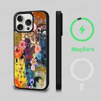 The Kiss Gustav Klimt Painting Phone Case Magnetic Case For IPhone 16 14 13 12 11 15 Pro Max Plus For Magsafe Wireless Charge For iPhone 11