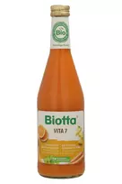BIOTTA VITA 7 vaisių ir daržovių sulčių kokteilis su vaisių tyre, 500 ml