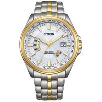 CITIZEN COLLECTION Business 10 ATM Atsparumas vandeniui [CITIZEN] Radijo bangomis valdomas laikrodis, 3 rodyklių modelis, Eco-Drive (Varomas saulės energija), Laikrodis, Atsparus, Auksinis,