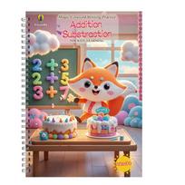 Reusable Magic Grooved Writing Practice with Pens, Gripper and 10 Pen Refills Colorful Magic Grooved Handwriting Workbooks