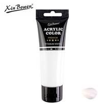 75ml Acrylic Paint for Wall Art Student DIY Graffiti Shoes Waterproof Sun Resistant Textile Painting Materials balta