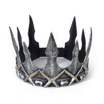 Vintage King Crown Medieval Halloween Costume Headwear Cosplay Headdress  Stage Performance sidabras