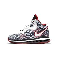 Nike LeBron 8 GS Graffiti Kids Sneakers Black Sport-Red White DH3237-001 38