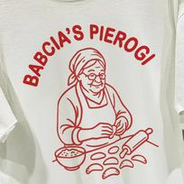 Babcias Pierogi Bober Bobr Poland Polska Funny T-Shirt Gift M