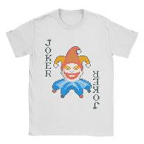 Balatros Game Card Joker T-Shirts for Men  Funny Pure Cotton Tee Shirt Crew Neck Short Sleeve T Shirts Classic Clothes S