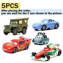 Cars  Pixar Cars Lightning McQueen Mater Jackson Storm The King Mater 1:55 Metal Alloy Car Toy Model Toys Children Gifts