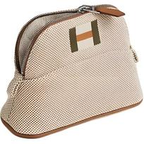 Hermes Bolide Casaque 16 Sidabrinė Sagtis Medvilninis Kelioninis Laikymo Maišelis Moteriški krepšiai Šviesiai Pilkas H103970MV05 Box Included