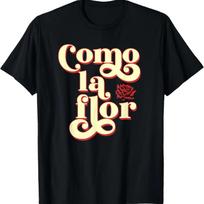 Como La Flor Cumbia T-Shirt S juoda