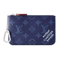 Louis Vuitton raktų dėklas S vandenyno mėlynumo monogramos drobė moteriški dėklai M27112 Basic Set (Bag+Dust Bag)