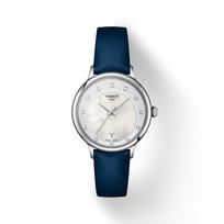 Tissot Old Watches Leather Strap white mother of pearl Dial Men's Fashion Watch T133.210.16.116.00 balta