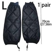 Electric Scooter Knee Pads Thermal Quilted Motorcycle Gear Zippered Leg Warm Winter Riding Protection Stylish
