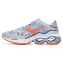 Mizuno Creation 23 Comfortable Fabric Shock Absorption Non-Slip Wear-Resistant Breathable Low-Top Running Shoes Women sneaker Gray Orange J1GD220166 38.5
