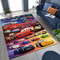 3D Lightning McQueen Cars Cartoon Rug for Bedroom Living Room Sofa Home Doormat Decor, Large Kids Play Non-slip Floor Mat Gift 40x60cm( 15x23in )