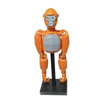 Gorilla Tag Flexy Fidget Figurine Monkey 3d Printed Movable Joints Dolls Cartoon Animal Toys Home Decor Children Birthday Gifts 4XL oranžinė