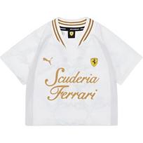 PUMA x Ferrari Racing F1 Year of the Horse Limited Edition V-Neck Cropped Short-Sleeve T-Shirt Women's XL