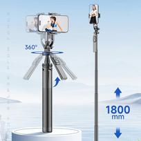 BRS 1.8m Aluminum Alloy Selfie Stick Tripod