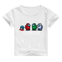 Among Us Sus Personalised T Shirt Kid Tee Top Imposter Crew Mate Gaming Impostor 140 balta