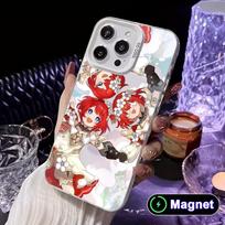 HSR Tribios White Translucent MagSafe Mobile Phone Case for iPhone 17 16 15 14 13 12 11 X XR XS Air Pro Max Plus Cover iPhone 16e