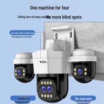TCL 4-Lens 360° Outdoor HD WiFi Security Camera CN plug (adapter included) visų spalvų naktinio matymo spalva