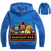 Nights Five Anime At Freddys Hoodie Childrens Hoodies New Set Clothing Head Tag 160 mėlyna