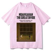 Vintage Casual Streetwear 2026 Noah Kahan The Great Divide T Shirt Fashion Fans Tees Graphic Print Casual Loose T Shirts Unisex S