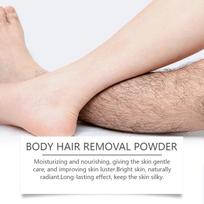 100g Body Hair Removal Powder Gentle Depilatory Cream Activator for Smooth Legs Bikini Line Rose Formula Quick Rinse No Residue one size