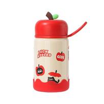 Termo de acero inoxidable de alta capacidad, taza térmica portátil con diseño de dibujos animados