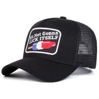 Women Lick Itself Letter Print Embroidery Baseball Net Caps Spring And Summer Outdoor Use Adjustable Casual Hat Hip Hop Hat Sunscreen Hat For Men