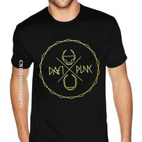 Musically Daft Punk Song Music Tee Shirts Custom Oversized Anime Tshirt Men Valentine's Men's Graphic Black T-Shirts S įvairiaspalvis