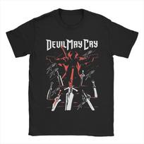 Virgil Devil May Cry DMC3 T Shirts for Men Cotton Vintage T-Shirts Round Collar  Tees Short Sleeve Clothing Gift S įvairiaspalvis