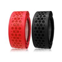 2 Pcs Baseball Bat Grip Tape for Anti-Slip Sports Handle Tape 1.75mm Golf Tennis Softball juoda/raudona