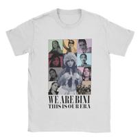 We Are Bini Kpop Men T Shirts Vintage Tee Shirt Short Sleeve Round Neck T-Shirt 100% Cotton Gift Idea Clothes S įvairiaspalvis
