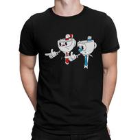 Cuphead Pulp Fiction Style T Shirt Men'S And Women'S Sizes Drsh 290 S įvairiaspalvis