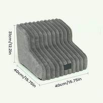 Pet Stairs Small Removable Washable Pet Ramp Step Stairs for Dogs for Small Elderly Cats Puppies Sofa Couch Apartment Balcony