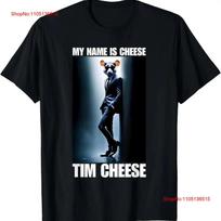 Tim Cheese Brainrot Meme T Shirt  vintage Washed designer clothes streetwear graphic Soft Top For Everyday Wear Versatile S įvairiaspalvis