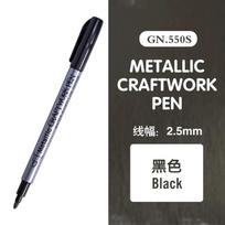 12 Color Metallic Marker Pen Resin Drawing Pen Acrylic Paint DIY Highlights Permanent Marker DIY Card Art Supplies Stationery