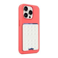2 in 1 Phone Card Holder Suction Cup Phone Mount Wallet Silicone Sucker Strong Adsorption Phone Fixed Hand-Free Back Adhesive balta