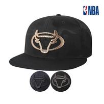 Unisex Chicago Bulls Big Metal Point Snapback Cap (N255AP623P) Navy