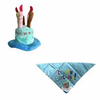 2Pcs/Set Hat and Tutu Collar Birthday Party Goose Outfit Mesh Tutu Skirt Colorful Pom-Pom Lawn Goose Clothes Elastic Waist