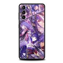 Raiden Shogun Genshin Impact Phone Case For Samsung Galaxy S25 Edge S24 S23 S22 S20 Ultra S21 FE 5G S10 Plus Soft TPU Cover For Samsung S10 Plus