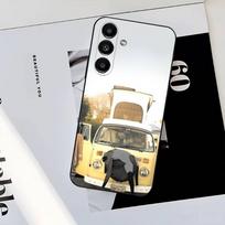 Combi Van Surf Phone Case For Samsung S25,S24,S23,S22,S21,S20,S10,Ultra,Plus,Lite,FE,Soft Silicone Black Cover Samsung S105G