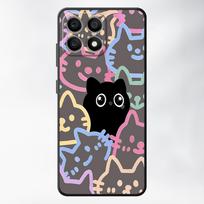 Case for Honor X8 90 X7 X6 Magic5Lite 200 400 Lite X5b 70 X9a 8X Funda Phone Cover Cartoon Cute Cat Honor 8X