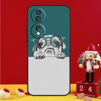 Cute Pug Dog Case For Honor Magic V5 5 6 7 Pro Honor X9b X9c X9a X8a X8b X7a 50 70 90 200 400 Lite Cover For Honor 50