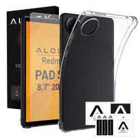 Etui Do Redmi Pad Se 8.7  Przezroczyste, Ochronne, Hybrydowe, Wzmocnione Narożniki, Smukłe I Lekkie, Alogy Flexishield™ + Szkło Hartowane