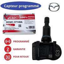 Capteur TPMS préprogrammé 433MHz pour MAZDA 3/5/6/CX-5/CX-30/CX-60/CX-9/MX-5/MX-30 - valve noire juoda