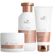 Wella Professionals Fusion Zestaw Do Włosów Regenerujący 3 Szt.