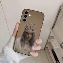 Singer B-Billie Eilish Phone Case For Samsung Galaxy A73,A72,A71,A70,A53,A52,A51,Others Soft Black Cover Samsung a11