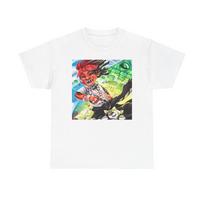 Trippy Album Cover Themed Tee Shirt! S įvairiaspalvis
