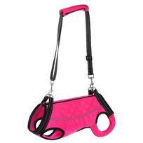 Legs Support Dog Lifting Harness Adjustable Strap Pet Walking Aid Straps  Pet Supplies XS rožinė raudona spalva